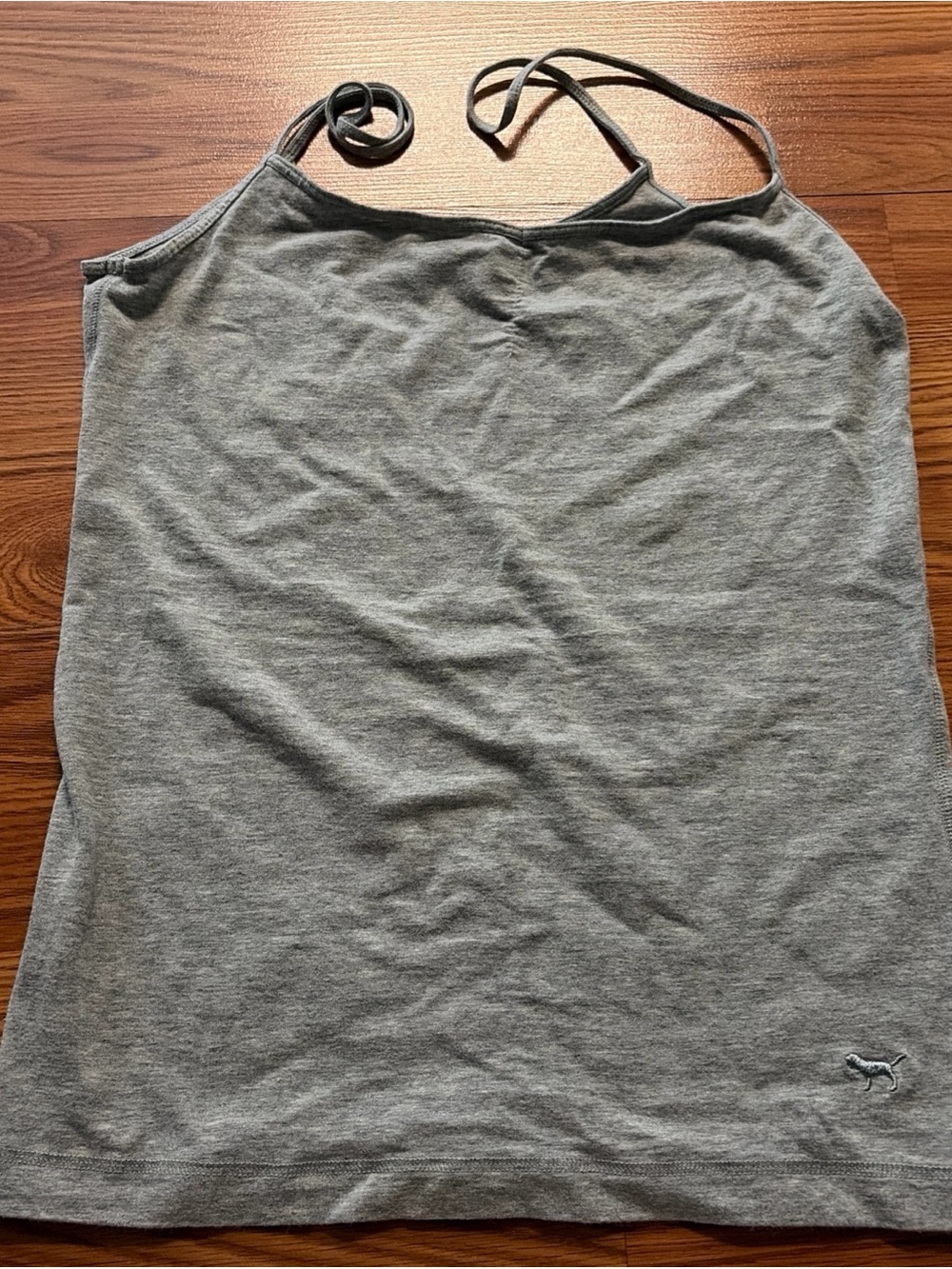 Victoria’s Secret pink Gray Tank Top with Logo size large